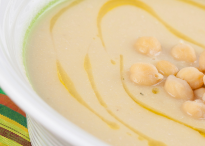 Garlic Chickpea Soup